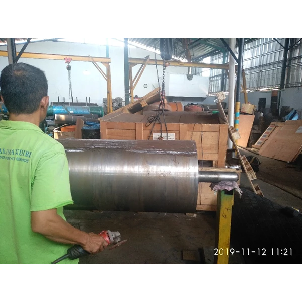 FABRICATION PULLEY CONVEYOR HEAD AND TILE