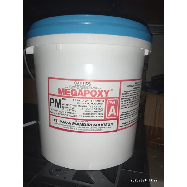 Megapoxy PM  10 Kg Part A dan Part B